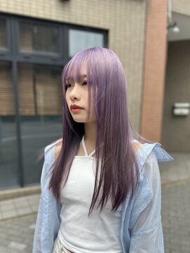 シズク(sizuk) 抜け感あるパープルベージュ♪