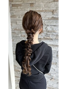 アヴァンス 深井店(AVANCE.) ヘアセット/編みおろし/列席ヘア/パーティーヘア