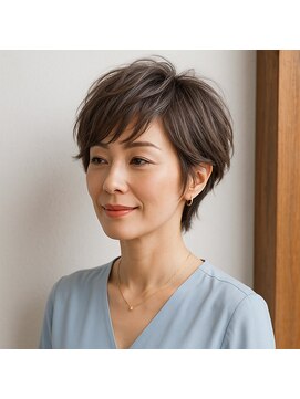 スープレックス ヘアーデザイン(SOUPREX HAIR DESIGN) エレガントミセス　ショートレイヤー　20代 30代 40代 50代 60代