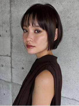 アンドレイ 表参道(andrey) 黒髪カタログ/クラゲヘアー/オリーブグレー/表参道