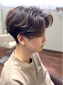 フェザーパーマ【メンズ/パーマ/眉毛/沖縄市/美里】