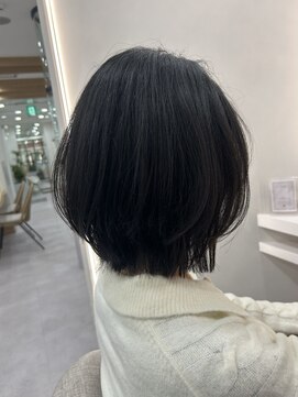 アイコニックナゴヤ(AIconic nagoya) ふんわりボブ/エアリーボブ/ダークカラー(by庄司)