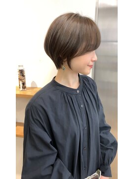 サンド 銀座(sand) 30代40代ショートボブ似合わせカット/8トーンアッシュベージュ