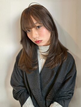 アンニュ(annuy) レイヤーカット 顔周りカット 顔周りレイヤー 髪質改善 20代