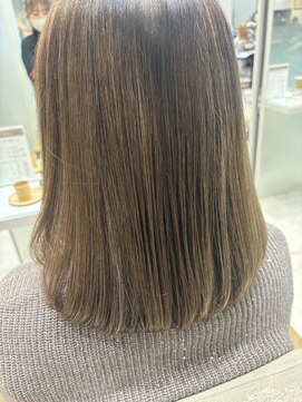 ゼルアヴェダ イオンモール与野(ZELE AVEDA) 髪質改善縮毛矯正ミディアム