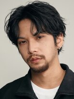 フィフス 大分(fifth)&nbsp;大分メンズパーマルーズパーマシャドウパーマセンターパート緩め