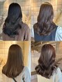 ハナタバ(hanataba)&nbsp;ブリーチなしで透明感のあるナチュラルブラウンに＊