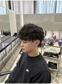 【梅田】マッシュショートウルフツイストスパイラルパーマ