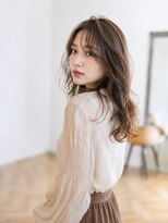 バグズ ヘアデザイン 桔梗が丘店(Baguz HAIR DESIGN)&nbsp;韓国風くびれレイヤーシースルーバング波巻きウェーブ