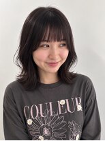 ルトワフクロマチ(Lutowa Fukuromachi)&nbsp;ダークパープル/ナチュラルショート/ミルクブラウン/秋/袋町