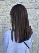 アリーナ 緑が丘店(arena)&nbsp;ハイライト×グレージュなサラツヤストレート