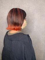 カロン(Calon) ボブ+ハイライト+裾カラー☆