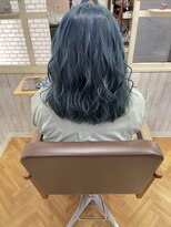 ビー オン ディー ヘア 池袋(BonD hair)&nbsp;#ディープブルー【池袋/髪質改善/ハイライト】
