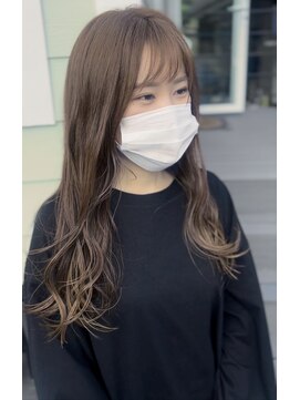 レポ(LEPO) 透明感あるブリーチなしミルクティーベージュ