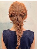 ヘアセット/ヘアアレンジ/ハーフアップ/ポニーテール/アップ