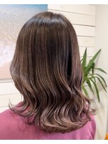 ラニハナクドウ(lanihana.kudo)&nbsp;+＊～ワンブリーチ毛×ピンクベージュ～＊+