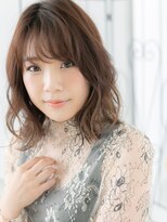 エイトサロン 八潮(8salon)&nbsp;八潮/髪質改善/ミディアムベージュ☆プリカールラフな波巻き♪e