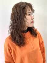 フォーク FOLK&nbsp;【FOLK】透明感グレージュ☆似合わせくるくるパーマ ロング♪