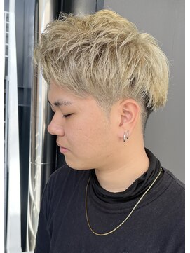 シオ ヘアー デザイン(Sio. hair design) アップバングショート【ブリーチ一回】