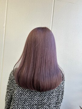 ガリカ シーム(Gallica/SEAM) 【桑原雪音】艶感大人ラベンダーベージュ/ストレートロング