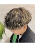 【堀 一馬指名限定】メンズカット+ハイライト+メンズパーマ【Men's】