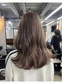 銀座 cheri 透明感ミルクティーベージュ×艶髪