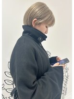 ケンジ 横浜(KENJE)&nbsp;ショート×ハイトーンベージュ