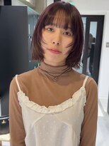 ヨーク(YOKE)&nbsp;【YOKE】パープルカシスピンクラベンダーベージュ顔周りレイヤー