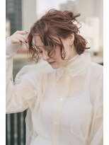 マル 薬院浄水店(MAR.co)&nbsp;BOB PERM HAIR 　ボブヘアアレンジ　外国人風パーマ