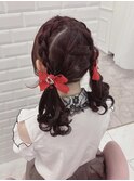 編み込みツインテール＊まゆ