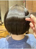 縮毛矯正 髪質改善 ボブ 3枚目ビフォー 【窪田】川崎/髪質改善
