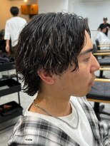 フゥ 宇都宮(FeU)&nbsp;波巻きスパイラルパーマツイストパーマメンズマッシュパーマ