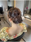 ウェディングヘアセット