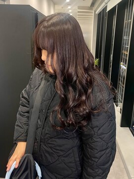 ゴウトゥデイシェアサロン 町田店(GO TODAY SHAiRE SALON) 深めレッドブラウンカラー♪