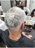 グレイヘアーカットパーマ