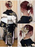 まとめ髪ヘアアレンジ