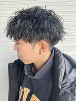 デプト(DEPT.)&nbsp;フェードマッシュツイストスパイラルパーマメンズカットバーバー