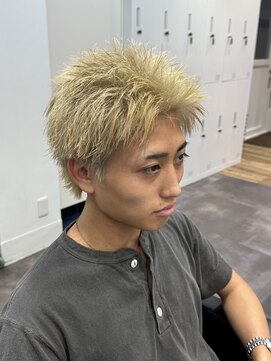 ルースト 京都四条大宮店(ROOST) スパイキーショート×ハイトーン