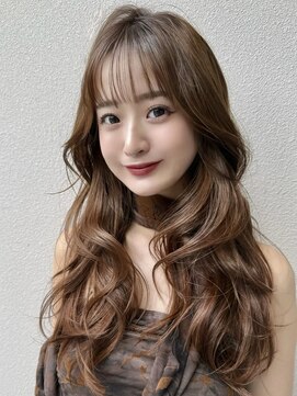 ミンクス 銀座店(MINX) 【MINX 齊藤】ミックスカール レイヤーカット ベージュカラー