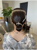 シニヨンヘア