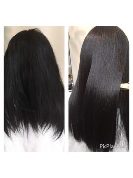 縮毛矯正1年4ヶ月ぶり