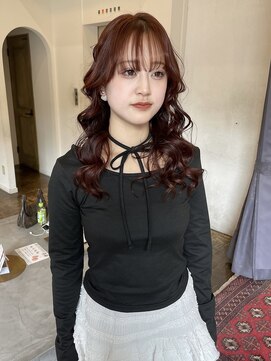 ヘアーアイスカルテット(HAIR ICI QUARTET) 20代30代◎韓国風レイヤー冬カラー赤