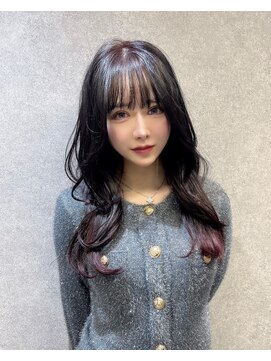 ヘーゼル 博多(HAZEL.) Naito【エクステ80本馴染ませカラー】