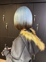 マジコ 原宿(Magico)&nbsp;ボブ/ブロンドベージュカラー/ケアブリーチ/ダブルカラー/原宿