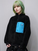 ヴァーディ オモテサンドウ(Vardy omotesando)&nbsp;mint/ミントグリーン 黄緑 ハイトーンボブ表参道