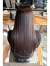 【保湿贅沢フルコース】カット+カラー+美髪縮毛矯正＋4STEP集中TR→￥29000