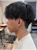 MEN’S/リバースセンターパート/ニュアンスパーマ/Ryoka