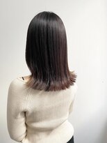 ヘアオーブロジック(HAIR orb LOGIC)&nbsp;切りっぱなし外ハネ　縮毛矯正