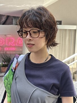 ノラ シブヤ(NORA) 小顔ミディアムパーマミディアムデジタルパーマボブパーマ前髪