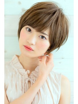 リル 8F 銀座(Rire) 【Rire-リル銀座-】ひし形シルエットのエアリーショートボブ☆彡